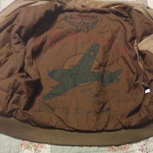 vintage U2 Wear Me Out leather bomber flight jacket. - Picture 3 of 16